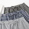 100% Cotton Home Pajama Pants Cotton Plaid Sleep Bottoms Sleeping Lounge Pants Plus Size Sleep Wear for Mens and Womens Wear - Image 5