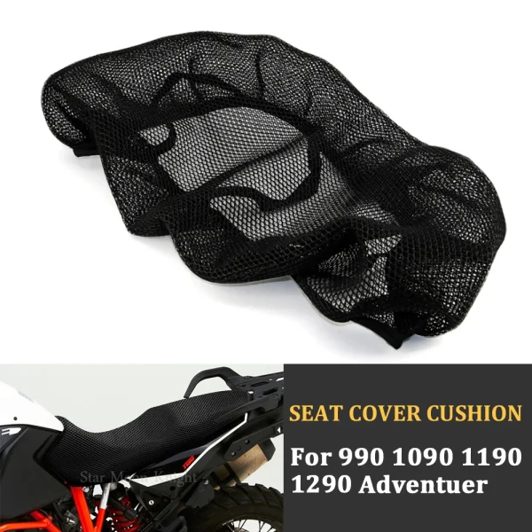 1290 Adventuer Motorcycle Seat Cushion Cover Net 3D Mesh Protector Insulation Cushion Cover For 990 1090 1190