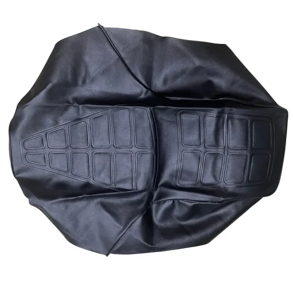 1PC PU Leather Black Motorcycle Flat Seat Cover Waterproof Retro Motorbike Cushion Pad Accessories For Suzuki GN250 Wangjiang