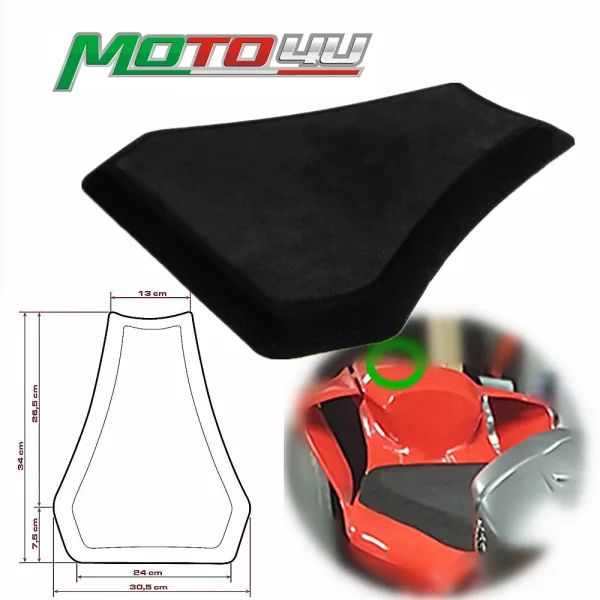 1PC Pre-Cut Universal Motorcycle Foam Seat Race Fairing Square Seats Pad Adhesive Racing Parts For KAWASAKI For YAMAHA For Honda