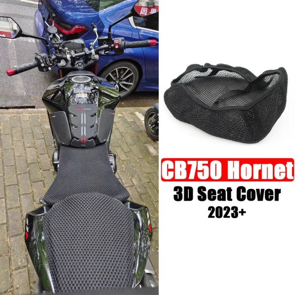 2023- For Honda CB750 Hornet Motorcycle 3D Honeycomb Mesh Seat Cushion Seat Cover CB 750 Seat Protect Cushion Insulation Covers