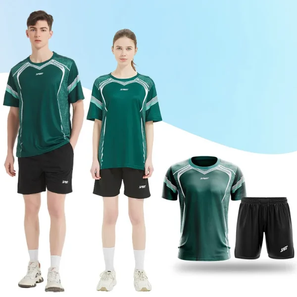 Adult Children Football Jerseys Men Boys Girls Student Soccer Sets Short Sports Kids Uniforms Fitness Tracksuit Tennis Suits 83