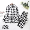 Cute bear 100% brushed cotton women pajama sets Autumn winter Casual fashion sleepwear night wears for women pijamas mujer - Image 4