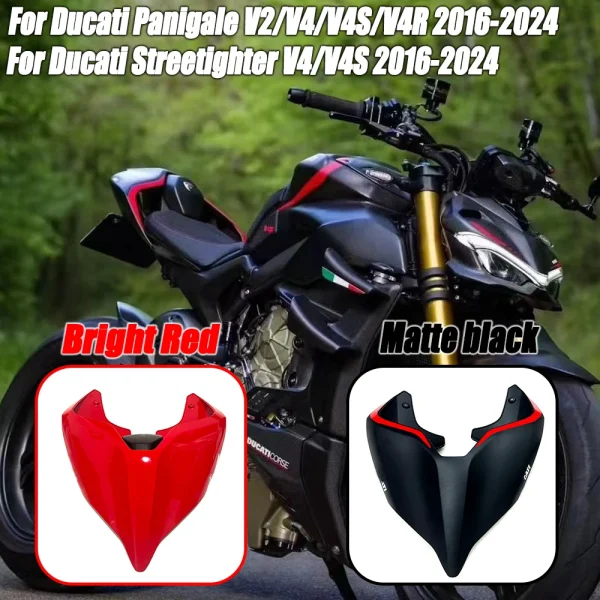 For DUCATI Panigale V4/S V4R V2 Streetfighter V4/S V2 Superleggera Street Fighter Seat Cover Tail Fairing Rear Single Seat Hump