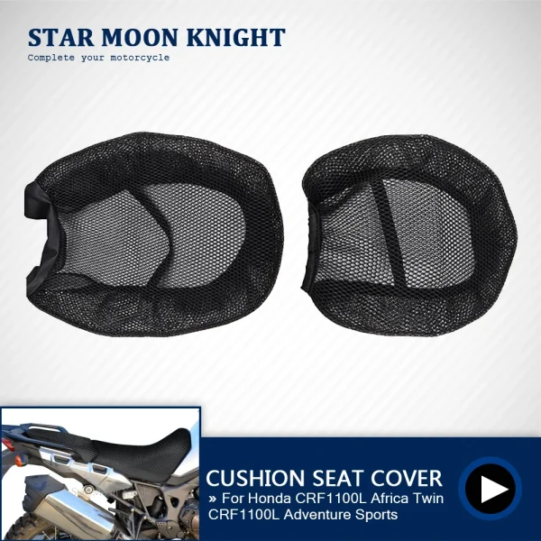 For HONDA CRF 1100 L Motorcycle Protecting Cushion Seat CRF1100L AFRICA TWIN ADVENTURE SPORT Fabric Saddle Cover Accessories