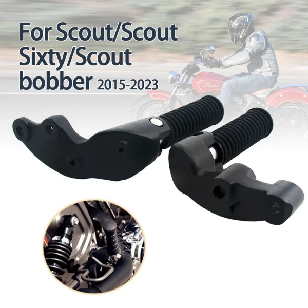 For Indian Scout 2015-2023 Scout Sixty 2016-2023 Scout Bobber 18-23 Motorcycle Passenger Rear Footpeg Footrest Mounting Bracket