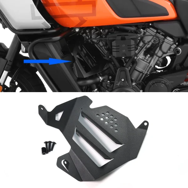 For PAN AMERICA 1250 S Special PA1250 RA1250 2021- Motorcycle Engine Radiator Protector Guard Infill Panel Left Side Fairing