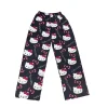 Hello Kitty Cotton Loose Summer Style Ladies Pajama Pants Pyjama Trousers Women Men Cartoon Sleep Bottoms Lounge Wear Girl Sleep - Image 4