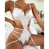 Hot Erotic Sexy Lingerie Set Women Push Up Bra Garter Set Lace Backless Straps Transparent Underwear Sets Plus Size Lenceria - Image 5