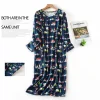 Kawaii Cute Cartoon sleepdress women longuette christmas 60% cotton soft sleepwear women nightdress nightgown plus size - Image 3