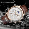 LIGE Men Watches 2023 New Fashion Leather Waterproof Luminous Top Brand Luxury Mens Quartz Wristwatch Men Relogio Masculino+box - Image 3