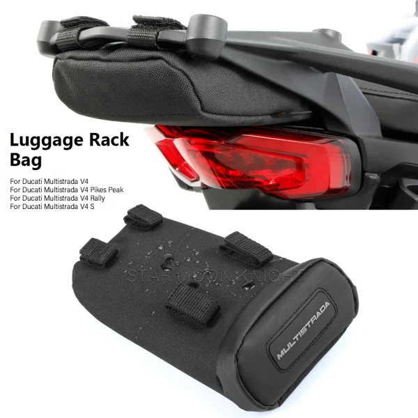 Luggage Rack Under Bag For Ducati Multistrada V4S V4 S V4 Pikes Peak Rally Accessories Travel Storage Tool Waterproof Bags