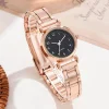 Luxury Wrist Watches for Women Fashion Analog Quartz Watch Stainless Steel Strap Ladies Watch Casual Digital Bracele Watch - Image 3