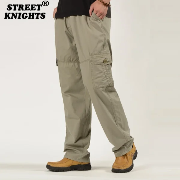 Men Pants Large size Big 6XL Plus Men's Cargo Pants Trousers For Men Sports Pants Military Style Trousers Jogger Pants Male