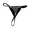 Mesh Panties Women Rhinestone Strings Elasticity Trend Body Chain Rave Waist Femme Thong Bodysuit Underwear Club Party - Image 5