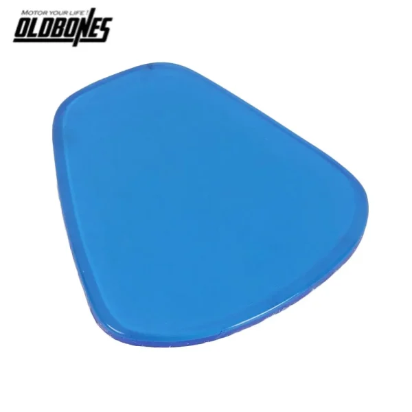 Motorcycle Accessories Gel Seat Cushion Flexible 27*25.5*1CM Soft Comfortable Shock Absorption Blue Slim Body Shape Adhesive