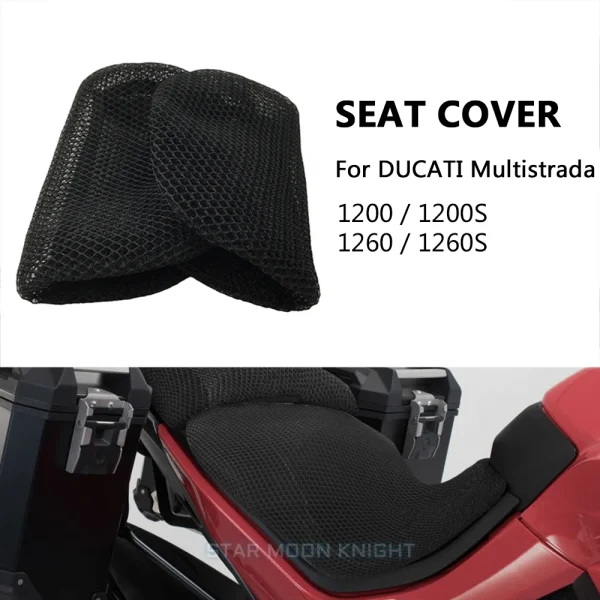 Motorcycle Accessories Protection Cushion Seat Cover For DUCATI Multistrada 1260 1260S MTS 1200 S Water Proof Seat Cover