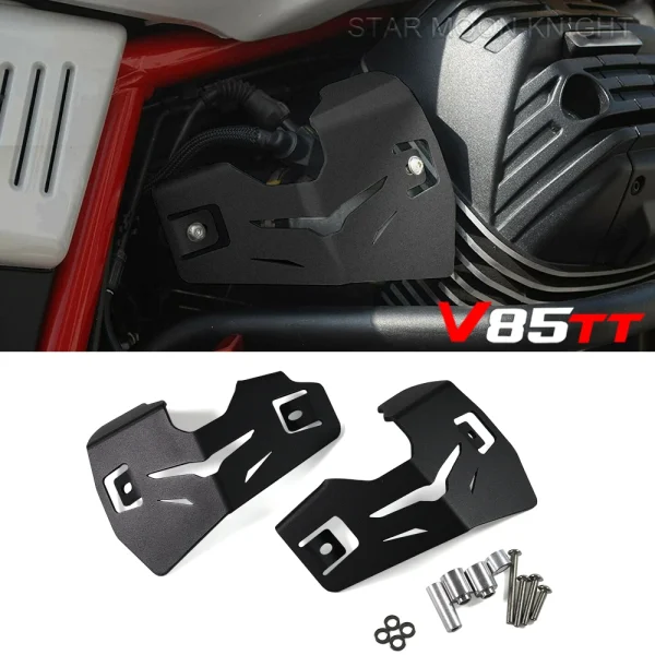 Motorcycle CNC Throttle Body Guards Protector Protection Cover For MOTO GUZZI V85TT V 85 TT V85 TT All Year Accessories