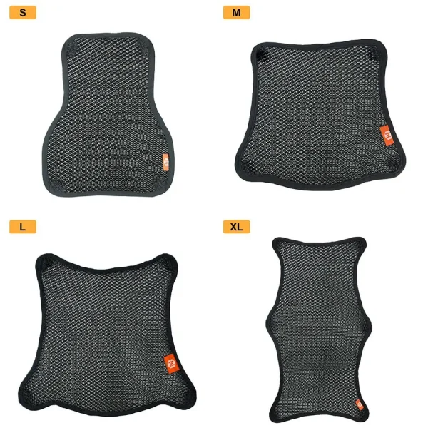 Motorcycle Seat Cushion Cover 3D Mesh Protector Insulation Cushion Honeycomb Motorcycle Seat Cover Cushion Universal for Electri