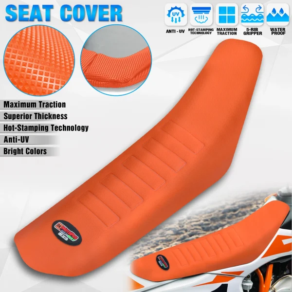 Motorcycle Seat Cushion Waterproof Cover For KTM Husqvarna YAMAHA KAWASAKI SUZUKI HONDA SXF KXF CRF YZF WR TC TE Dirt Bike