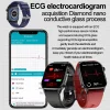 New Blood Glucose Health Smartwatch Men ECGPPG Blood Pressure Lipids Uric Acid IP67 Waterproof Sport Bluetooth Call Smart Watch - Image 4