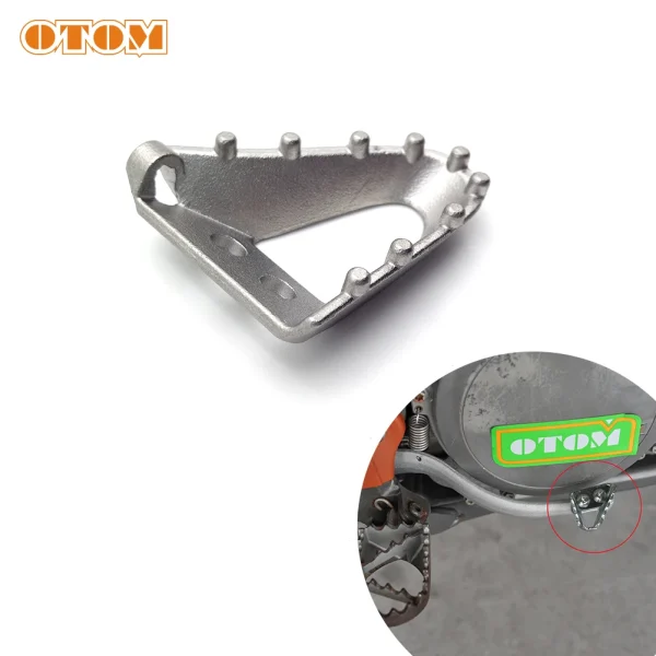 OTOM Motorcycle Rear Foot Brake Lever Peg Pad Brake Pedal (Increase) For KTM EXC SXF XC-F HUSQVARNA TC FX GASGAS EXF 125 250 450