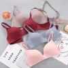 Sexy No Wire Push Up Underwear Women Seamless Bra Girls Students Breathable Thin Bras Female's Bra Breathable Gathered Lingerie - Image 3