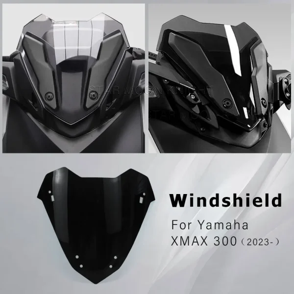 Sports Windshield For YAMAHA XMAX300 X MAX XMAX 300 2023 Motorcycle Accessories Windscreen Deflector