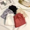 Summer Women Pajamas Shorts Ice Silk Satin Safety Short Pants Lady Underskirt Fashion Cool Sleep Bottoms Female Sleepwear Shorts - Image 4