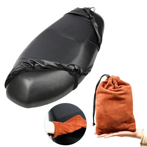 Universal Motorcycle Seat Cover Waterproof Dustproof Rainproof Sunscreen Motorbike Scooter Cushion Seat Cover Protector Cover