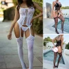 Women Bodysuit Lingerie Open Crotch Bodystocking Sexy Woman Underwear Tights Nightweark Fishnet Underwear Sissy Costumes Dress - Image 2