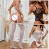 Women Bodysuit Lingerie Open Crotch Bodystocking Sexy Woman Underwear Tights Nightweark Fishnet Underwear Sissy Costumes Dress - Image 4