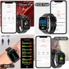 Women Medical Grade Health Smartwatch Physical Examination Blood Sugar Fat Heart Rate Uric Acid AMOLED Bluetooth Call Smartwatch - Image 3