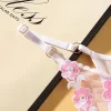 Women Panties Charming Black Perspective Tulle Sexy Thong Femininity Embroidery Breathable Adjustable Belt Ladies Underwear - Image 3