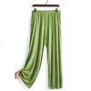 Women Spring Autumn Cotton Pajama Pants Comfortable Loose Home Wear Wide Leg Sleepwear Pant Plus Size Ladies Trousers 2XL-7XL - Image 6