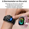 Xiaomi Call Smart Watch Women Custom Dial Smartwatch Waterproof Body Temperature Watches Full Touch Clock For Android IOS - Image 2