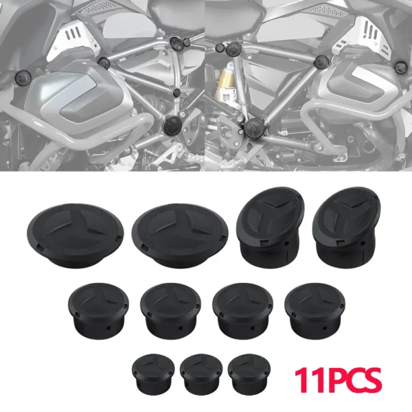 11PCS Motorcycle Frame Hole Cover Caps Plug For BMW R1200GS LC R 1200 GS LC Adventure R1250GS R 1250 GS Adventure 2014-2024 2023