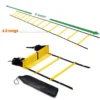 12/21/23PCS Nylon Straps Training Ladders Agility Speed Ladder Stairs Agile Staircase for Fitness Soccer Football Speed Ladder - Image 2