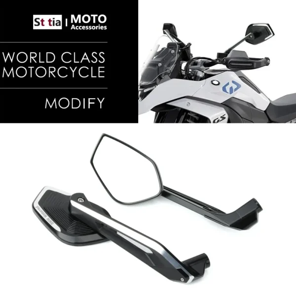 2023 Rearview Mirror For BMW R 1250 GS F850GS R1200GS LC ADV Adventure Motorcycle NEW R1250 GS Accessories Side Rear View Mirror