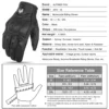 2023 Summer New Vintage Leather Motorcycle Gloves Men Black Wear-resistant Guantes Touchscreen Anti-slip Retro Motobiker Luvas - Image 6