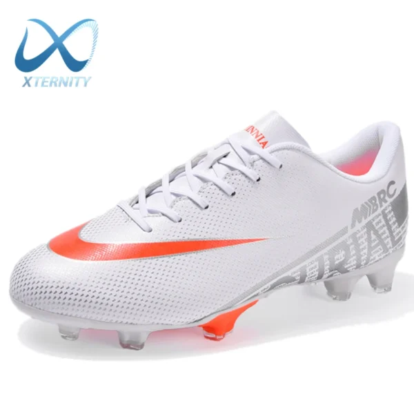 2024 Men's Lightweight Soccer Shoes Outdoor Boys Football Ankle Boots Non-Slip Training Sneakers Kids FG/TF Soccer Cleats Unisex