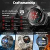 2024 New Outdoor Military GPS Smart Watch Men AMOLED HD Screen Heart Rate Blood Pressure Bluetooth Call Waterproof Smartwatches - Image 4