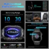 2024 New Rugged Military GPS Smart Watch Men AMOLED HD Screen Heart Rate Bluetooth Call Waterproof Outdoor SmartWatch For Xiaomi - Image 2