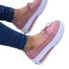 2024 New Women Shoes Autumn Lace-up Platform Shoe Plus Size 43 Casual Sneakers Comfortable Slip on Anti-slip Zapatillas De Mujer - Image 2