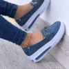 2024 New Women Shoes Autumn Lace-up Platform Shoe Plus Size 43 Casual Sneakers Comfortable Slip on Anti-slip Zapatillas De Mujer - Image 4