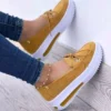 2024 New Women Shoes Autumn Lace-up Platform Shoe Plus Size 43 Casual Sneakers Comfortable Slip on Anti-slip Zapatillas De Mujer - Image 5