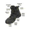 2024 Waterproof Motorcycle Boots Cowhide Motocross Boots Fall Prevention Biker Shoes Rotating Buckle Racing Riding Moto Shoes - Image 4