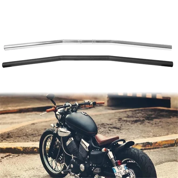 22mm 25mm Universal Retro Motorcycle Steering Wheel Handlebar Motocross Vintage Handle Bars For Scooter Chopper Cafe Racer Bike