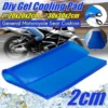 2CM Blue Motorcycle Universal Seat Cushion Gel Pad Cool Pad Shock Absorption Mat DIY Cut Cushion - Image 2