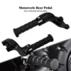 2xMotorcycle Rear Footrest Passenger Foot Pegs Mounting Bracket Black For Indian Scout Bobber 2018-2021 Scout Sixty 2016-2021 - Image 3